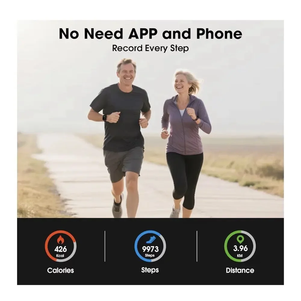 Pautios Smart Watch Waterproof Fitness Tracker w/Heart Rate unknown Color New